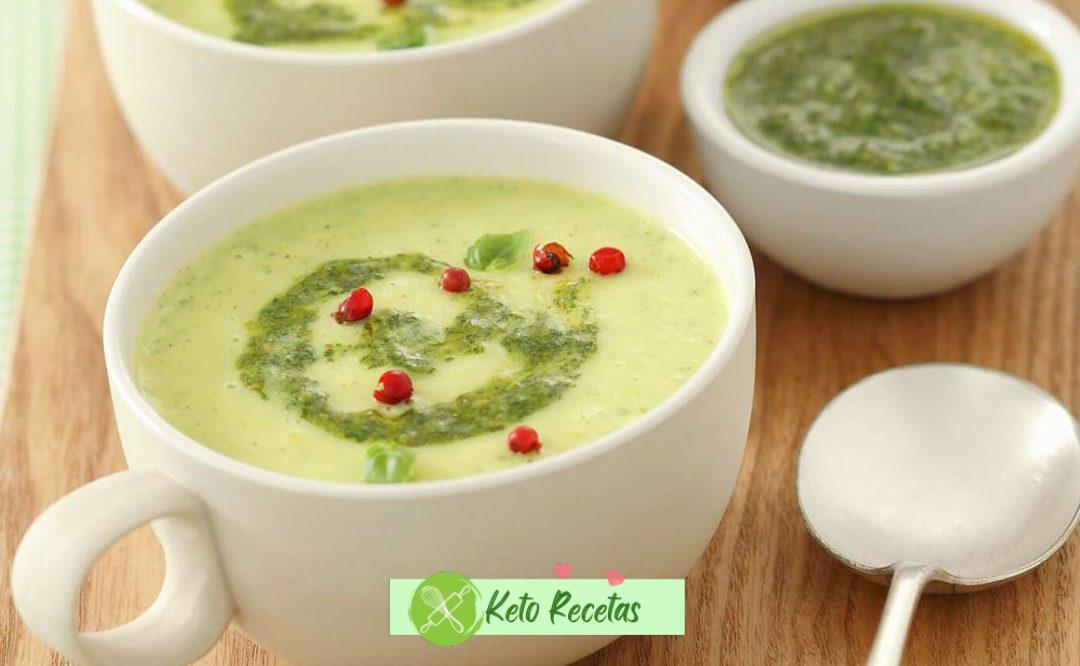 Sopa de Calabacín con Pesto en Thermomix